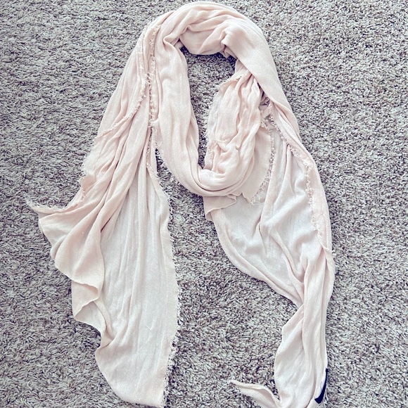 BDG pale pink Wrap Scarf - Picture 1 of 4